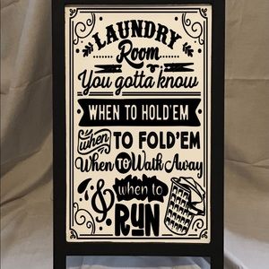 Home decor signs.